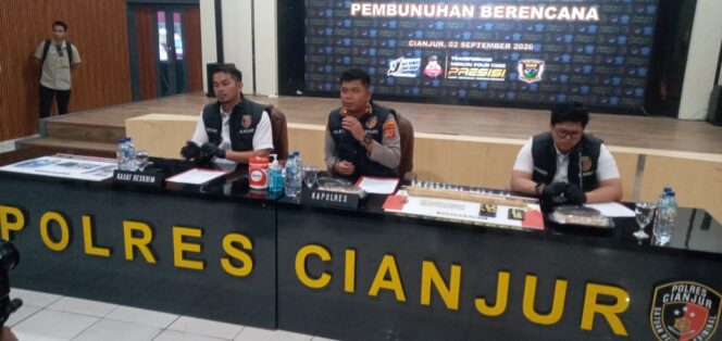 
 Terungkap! Polres Cianjur Ungkap Kasus Pembunuhan di Gekbrong dengan Motif asmara