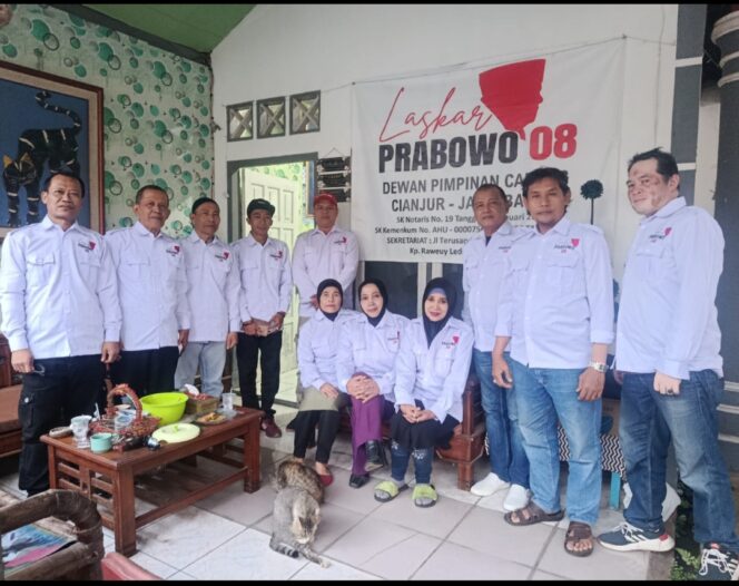 
 LASKAR PRABOWO 08 Cianjur: Perkuat Kekompakan dan Gercep Redam Provokasi Jelang Progres Pasca Deklarasi
